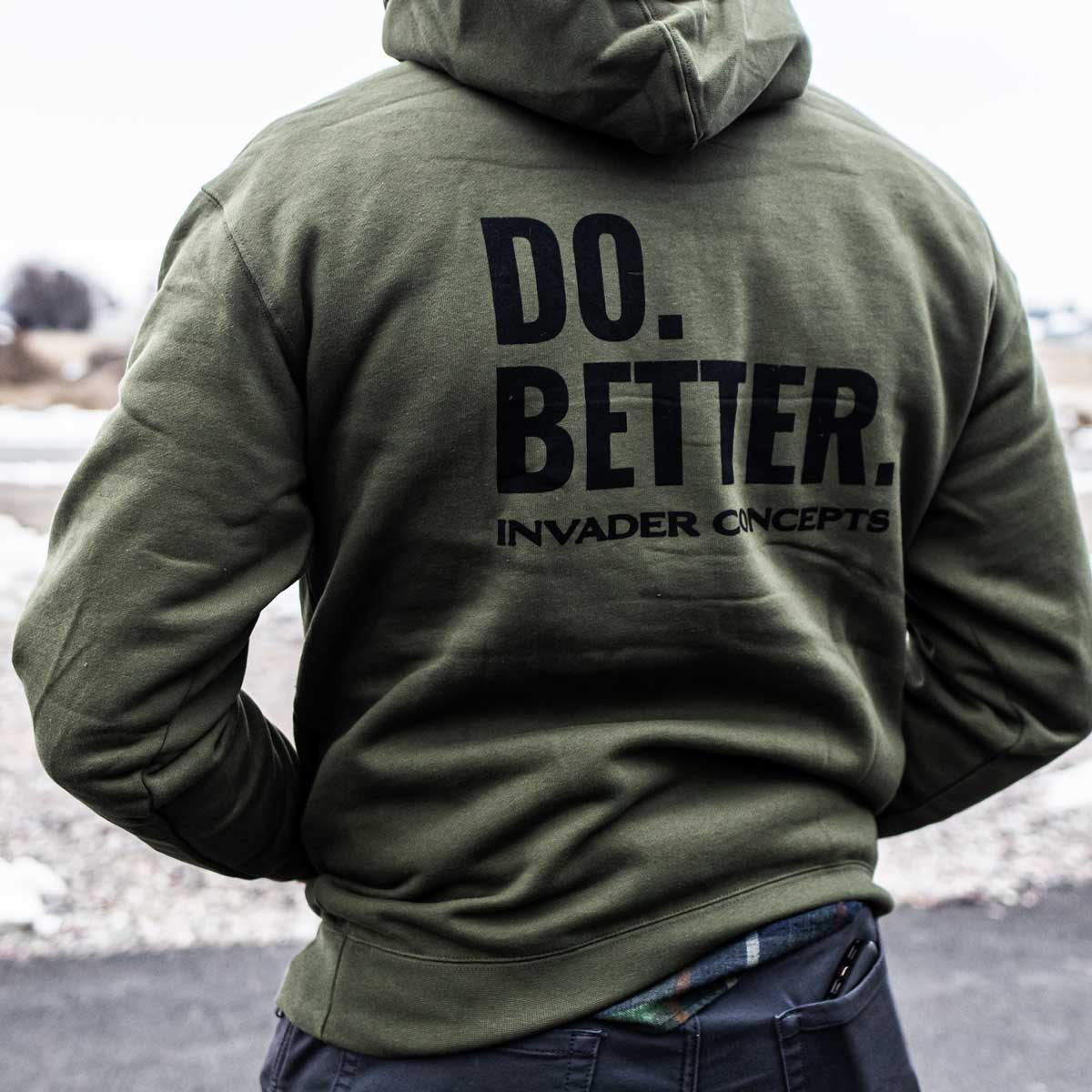 USA Flag - Fleece Hoodie - Image 3